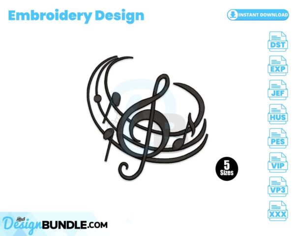 treble-clef-embroidery-design