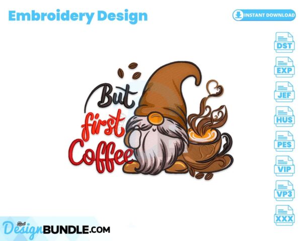 coffee-gnome-embroidery-design