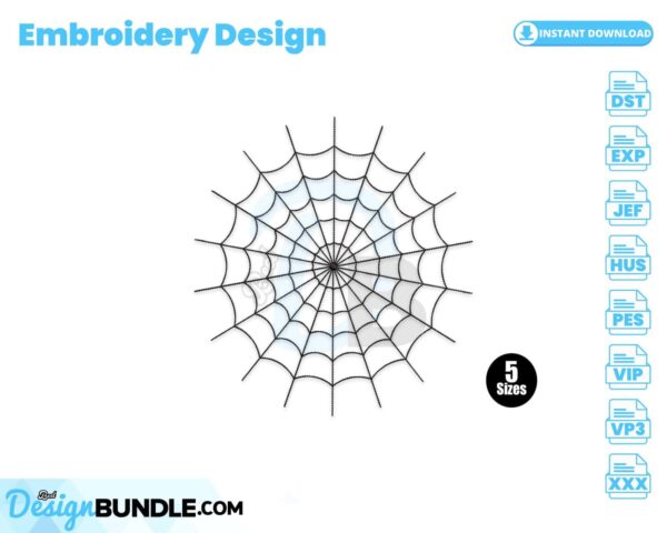 spider-web-embroidery-design