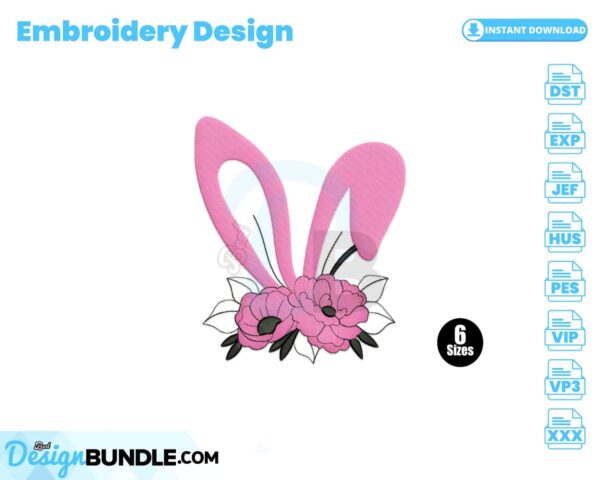 floral-bunny-ears-embroidery-design