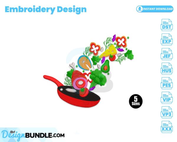 vegetables-cooking-in-kitchen-pan-embroidery-design