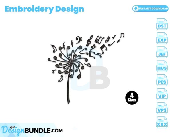 dandelion-music-notes-embroidery-design
