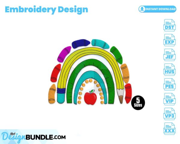 back-to-school-rainbow-embroidery-design