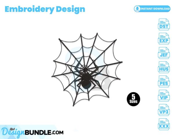 spider-web-embroidery-design