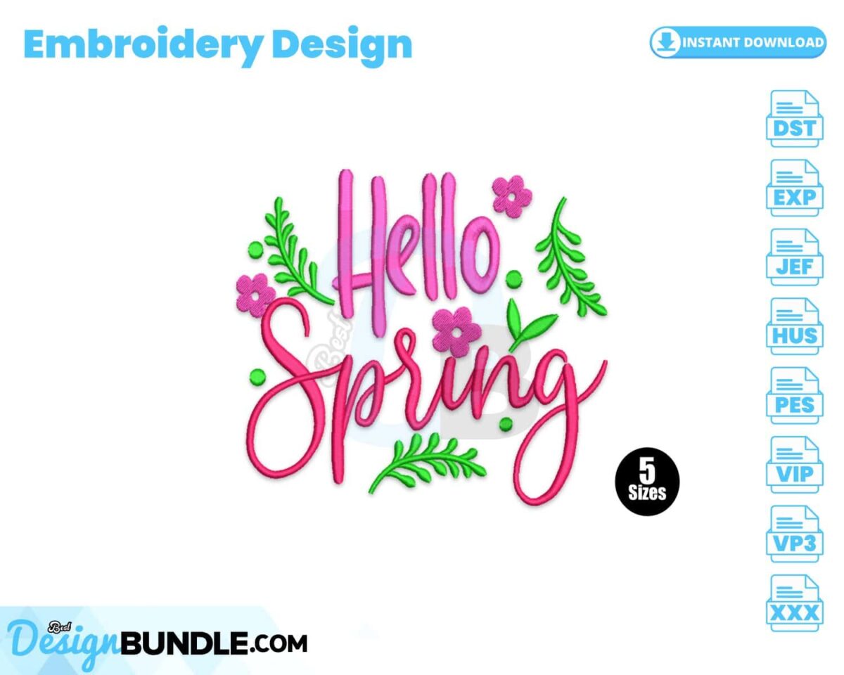 hello-spring-embroidery-design