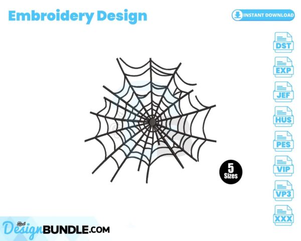 spider-web-embroidery-design