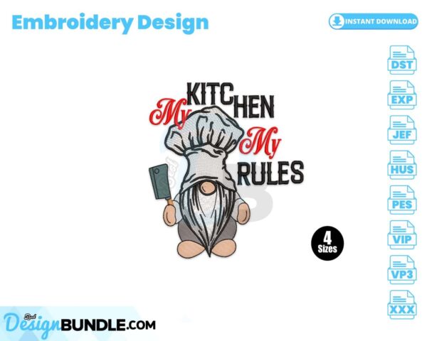 my-kitchen-my-rules-embroidery-design