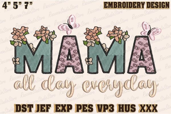 floral-mama-embroidery-design