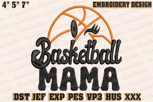 basketball-mama-embroidery-design