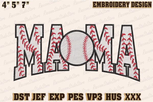 baseball-mom-embroidery-design-embroidery-design
