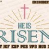 he-is-risen-embroidery-design