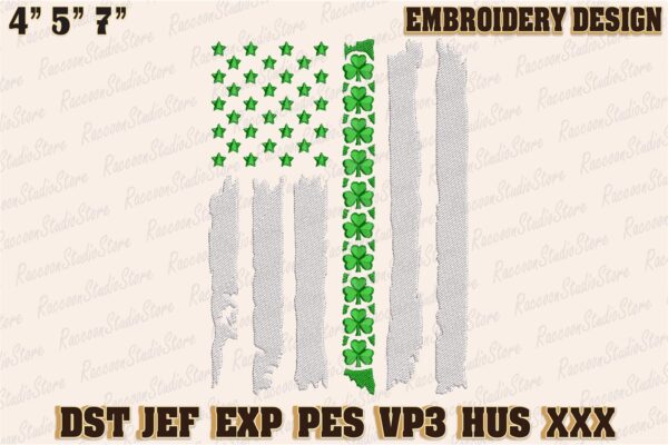 irish-american-flag-embroidery-design
