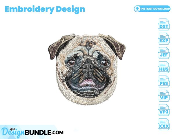 pug-embroidery-design