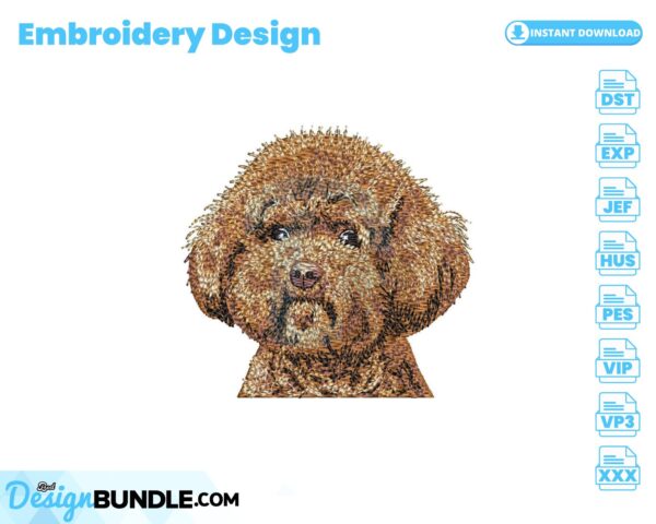 red-poodle-embroidery-design