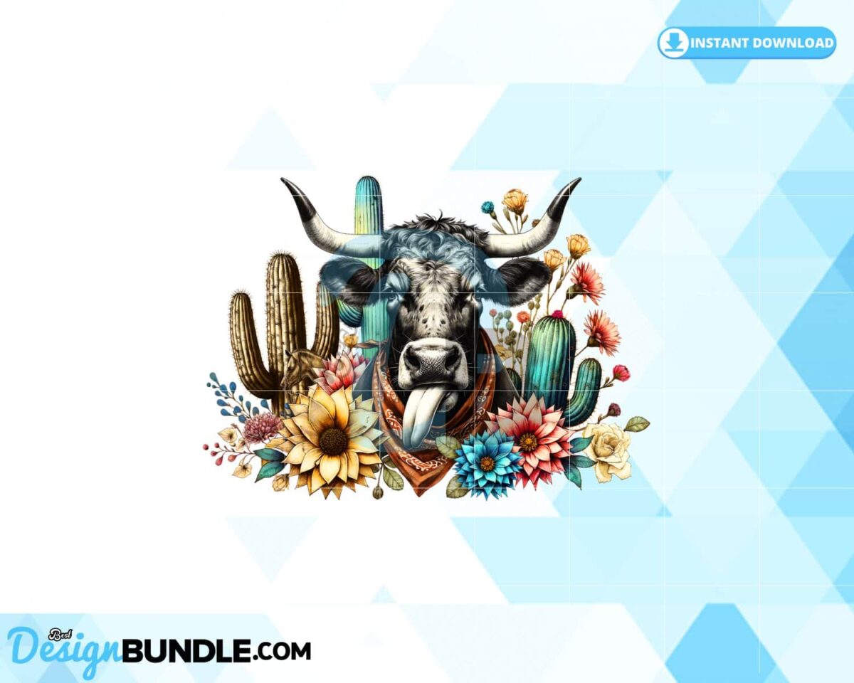 funny-cow-western-watercolor-clipart