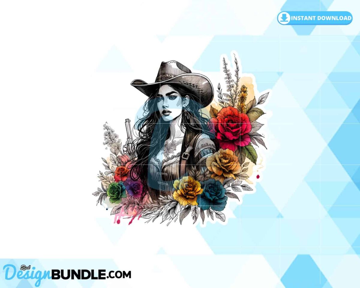 western-sublimation-sticker-design