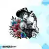 Strong Woman Cowgirl Sublimation PNG strong-woman-cowgirl-sublimation-png