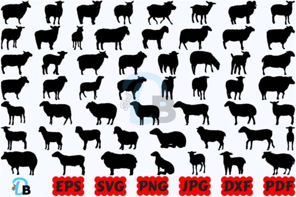 sheep-svg-animal-svg-farm-animal-svg