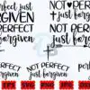 Not Perfect Just Forgiven SVG |Jesus SVG not-perfect-just-forgiven-svg-jesus-svg