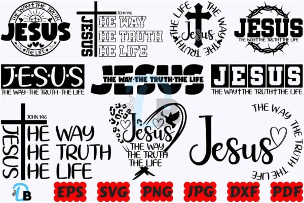 jesus-the-way-the-truth-the-life-svg