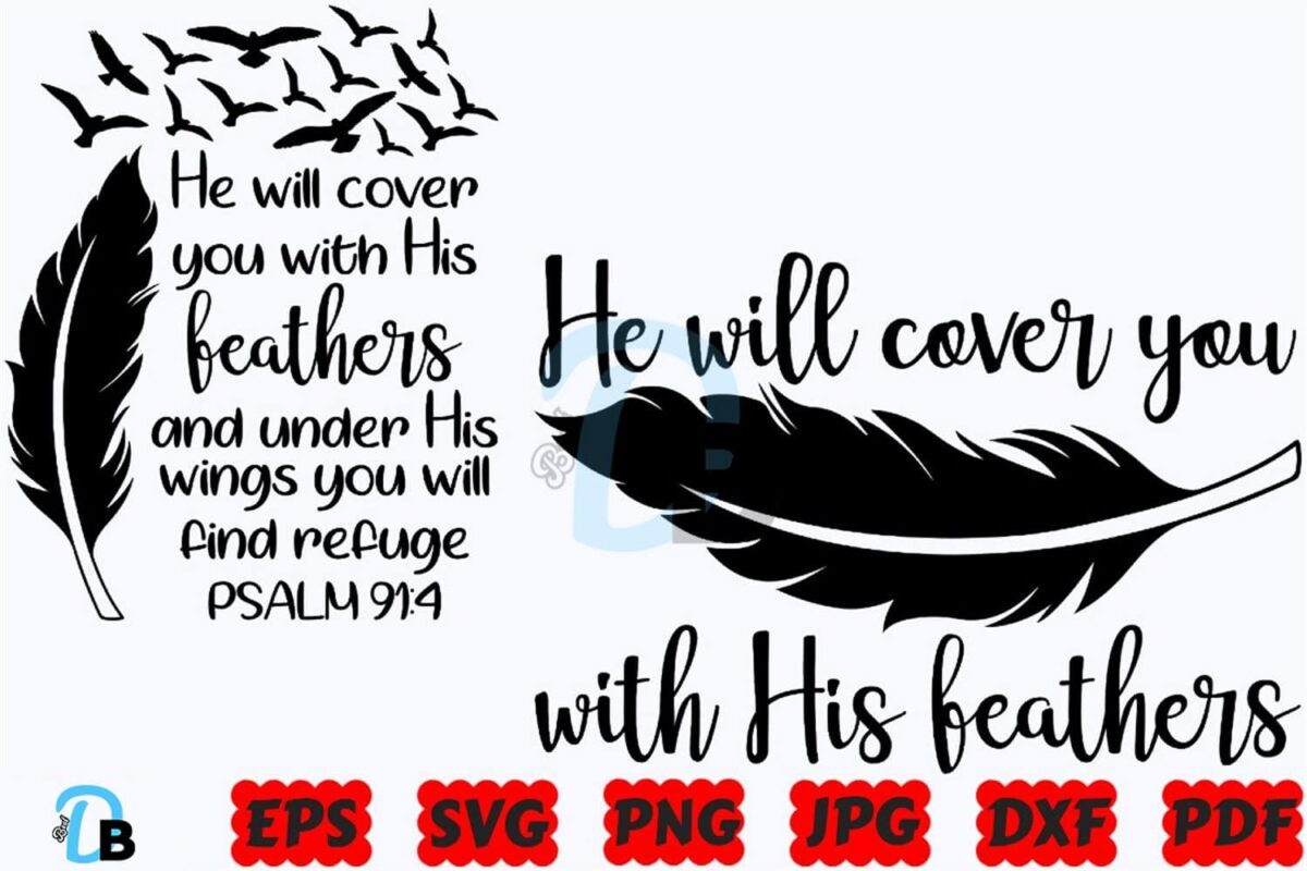 he-will-cover-you-with-his-feathers-svg