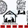 Glory to the Newborn King SVG |Jesus SVG glory-to-the-newborn-king-svg-jesus-svg