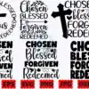 Chosen Blessed Forgiven Redeemed SVG chosen-blessed-forgiven-redeemed-svg