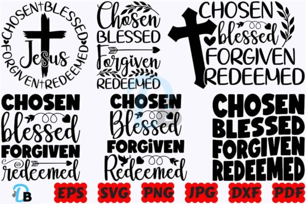 chosen-blessed-forgiven-redeemed-svg