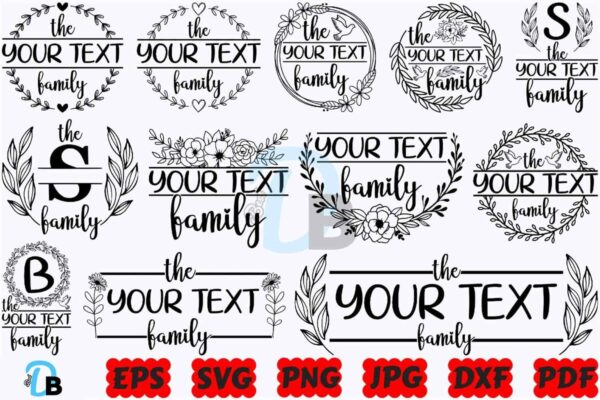 family-name-monogram-svg-family-name