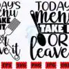 Todays-menu-take-it-or-leave-it-svg