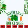 Irish Lass Full of Sass SVG | Irish SVG irish-lass-full-of-sass-svg-irish-svg