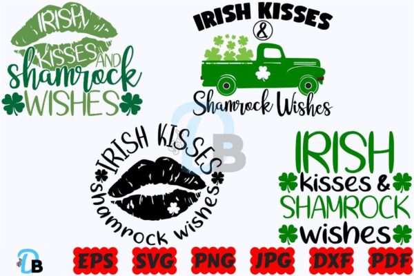irish-kisses-and-shamrock-wishes-svg