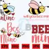 bee-my-valentine-svg-bee-mine-svg-png