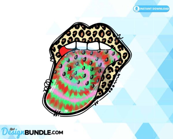 summer-watermelon-lips-tie-dye-print