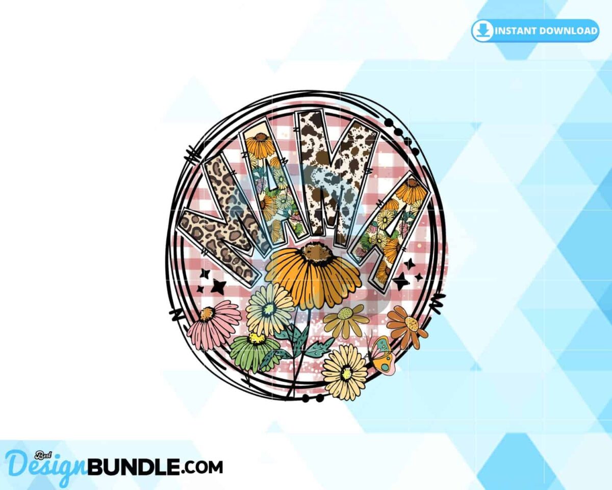 mama-summer-flower-retro-sublimation