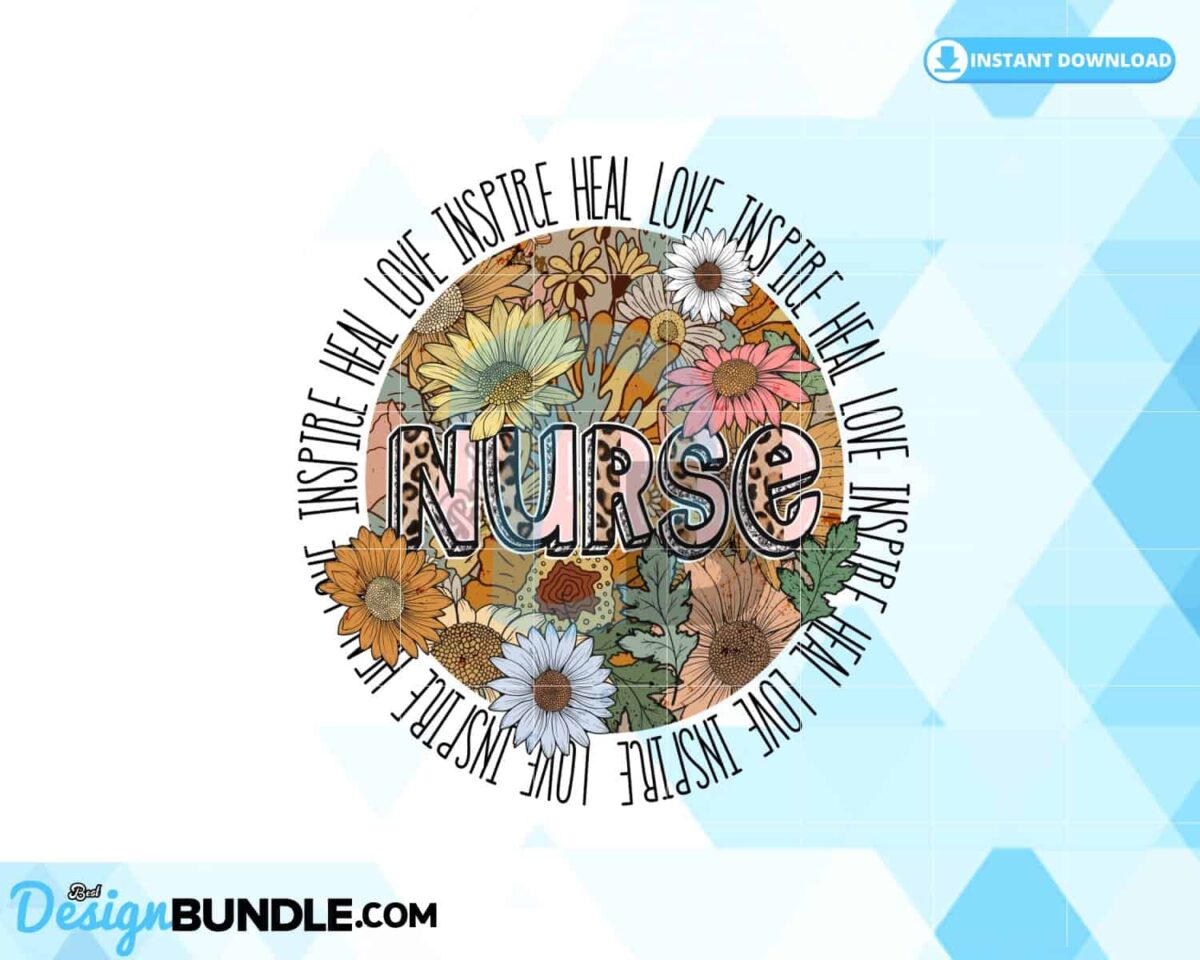 nurse-floral-retro-spring-flowers-design