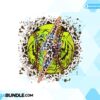 softball-cowhide-splatter-retro-grunge