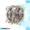 baseball-cowhide-splatter-retro-grunge