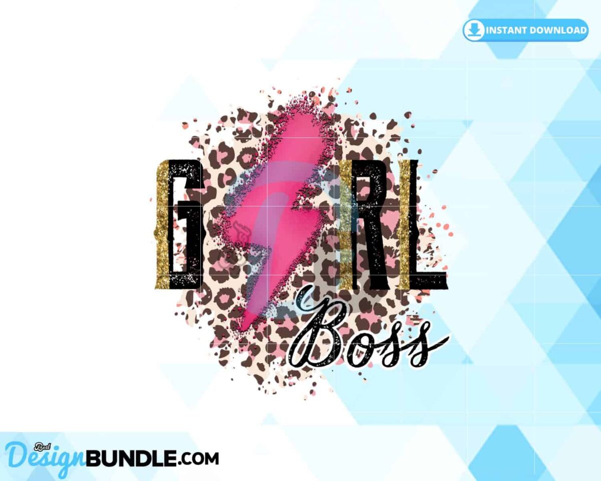girl-boss-lightning-bolt-grunge-leopard