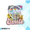 smiley-face-flower-brush-stroke-cowhide
