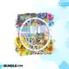 smiley-face-flower-brush-stroke-cowhide