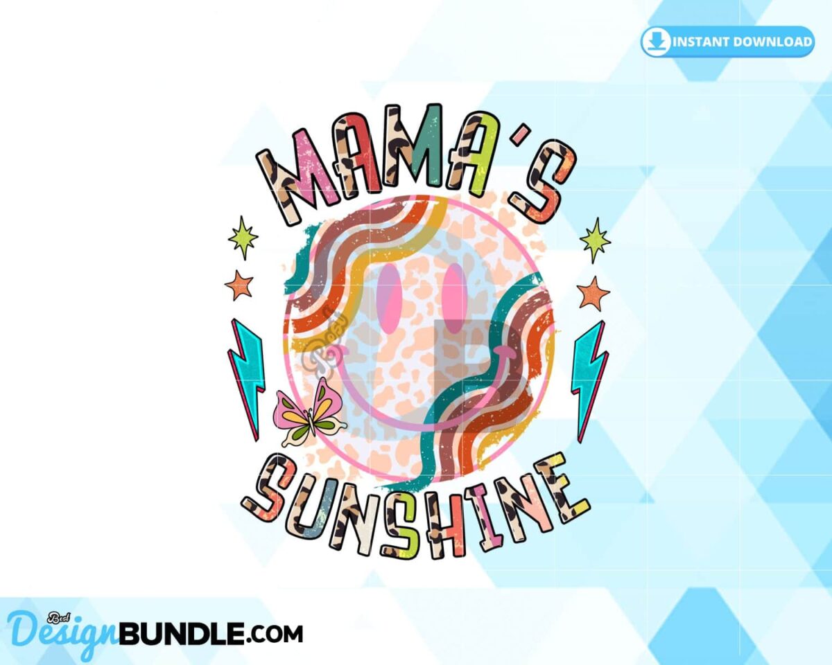 sunshine-mama-retro-groovy-smile-png