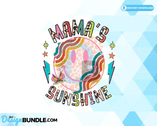 sunshine-mama-retro-groovy-smile-png