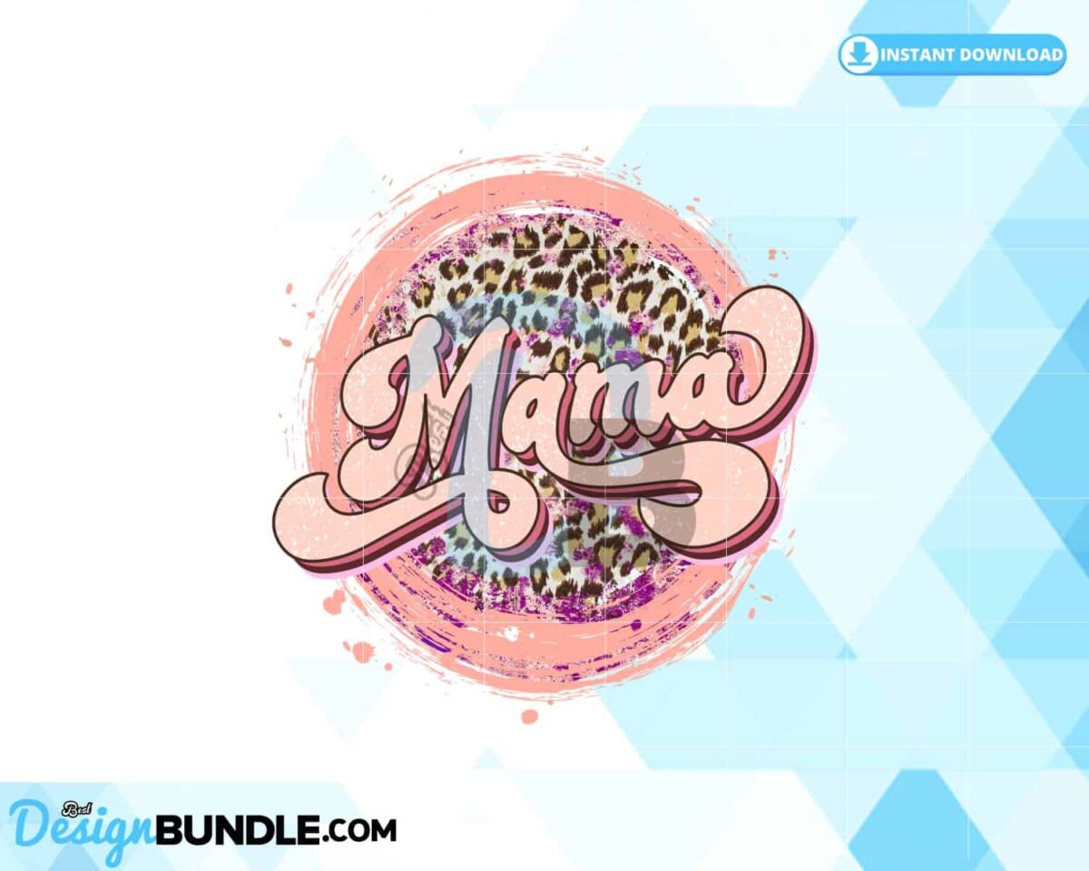 mama-leopard-retro-sublimation-grunge