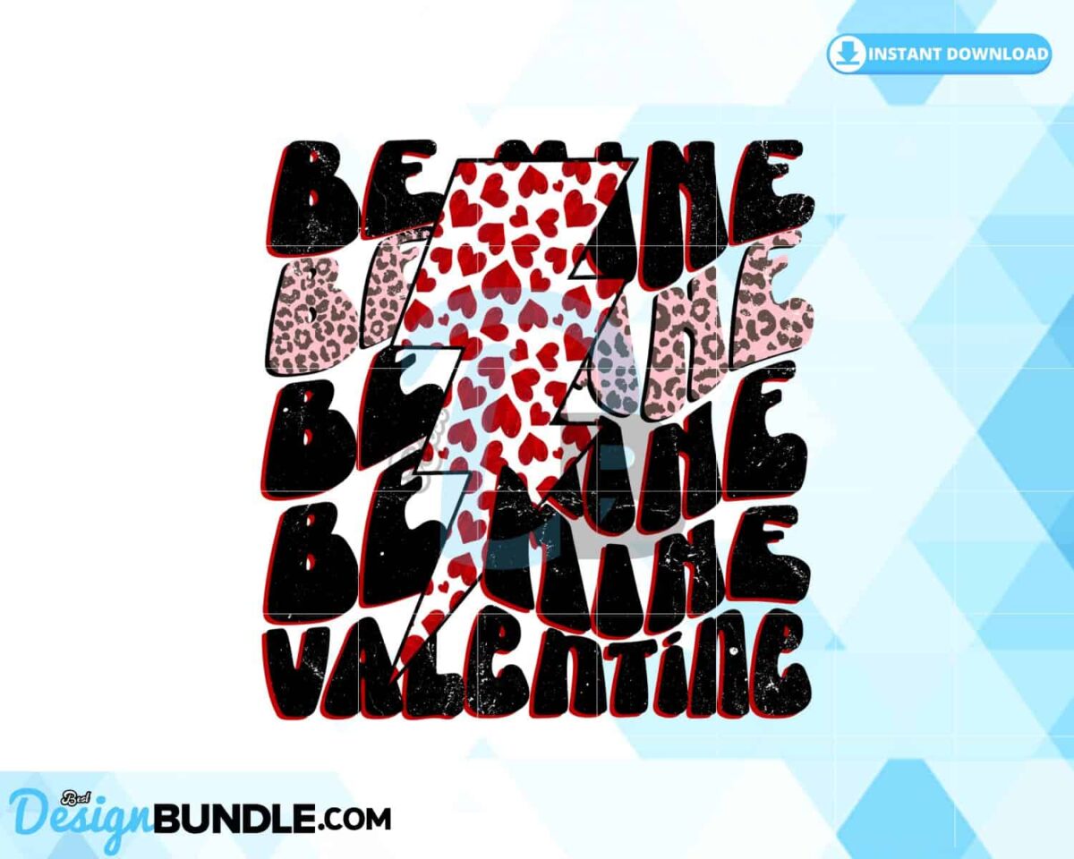 be-mine-valentine-retro-sublimation