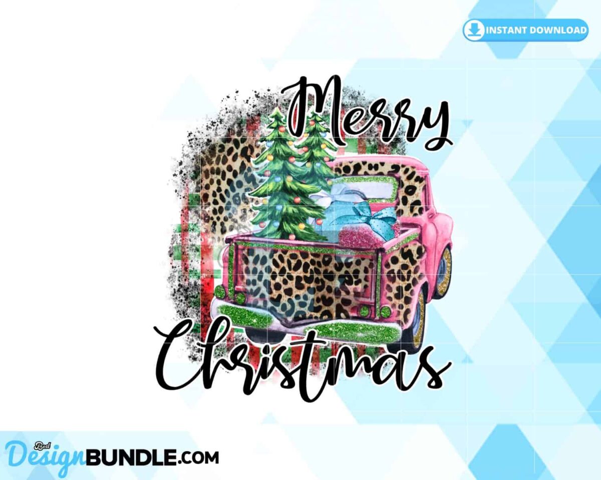 merry-christmas-truck-vintage-print-png