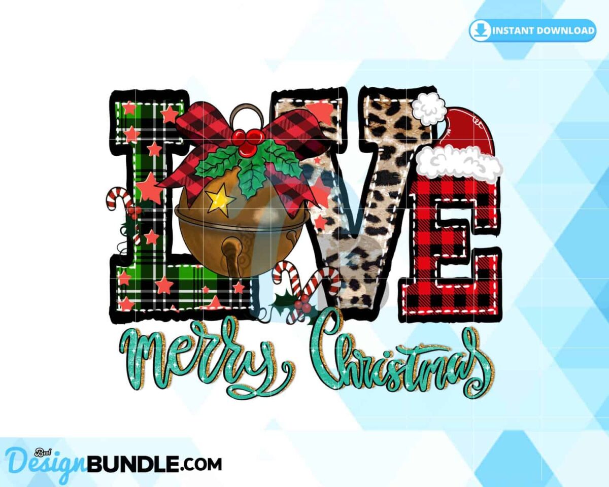 love-christmas-santa-sublimation
