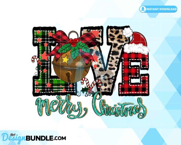 love-christmas-santa-sublimation
