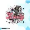 howdy-lightning-bolt-leopard-pink-png