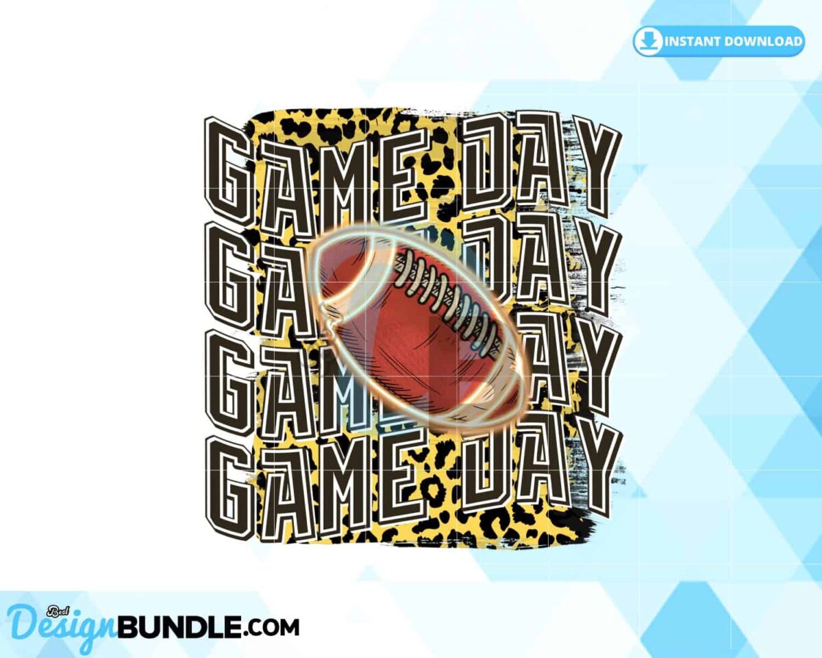 game-day-football-leopard-wavy-png